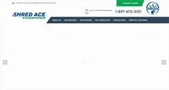 Desktop Screenshot of districtshredding.com