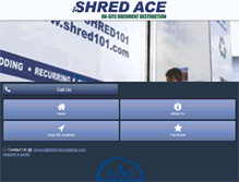 Tablet Screenshot of districtshredding.com